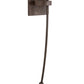 Meyda Lighting Bechar 6" Antiquity Wall Sconce With Clear Seeded Shade Glass