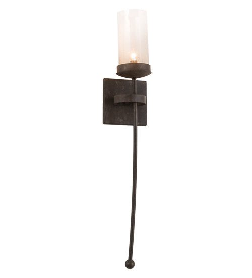 Meyda Lighting Bechar 6" Antiquity Wall Sconce With Clear Seeded Shade Glass