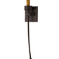 Meyda Lighting Bechar 6" Cajun Spice Wall Sconce With Frosted Clear Shade Glass