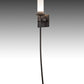 Meyda Lighting Bechar 6" Coffee Bean Wall Sconce With Clear Frosted Cylindre Shade Glass