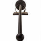 Meyda Lighting Bechar 6" Coffee Bean Wall Sconce With Clear Frosted Cylindre Shade Glass