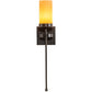 Meyda Lighting Bechar 6" Timeless Bronze Wall Sconce With Amber Tawnyrock Idalight Shade