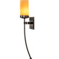 Meyda Lighting Bechar 6" Timeless Bronze Wall Sconce With Amber Tawnyrock Idalight Shade