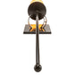 Meyda Lighting Bechar 6" Timeless Bronze Wall Sconce With Amber Tawnyrock Idalight Shade