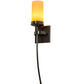 Meyda Lighting Bechar 6" Timeless Bronze Wall Sconce With Amber Tawnyrock Idalight Shade