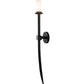 Meyda Lighting Bechar 6" Wrought Iron Wall Sconce With Clear Frosted Shade Glass