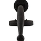 Meyda Lighting Bechar 6" Wrought Iron Wall Sconce With Clear Frosted Shade Glass