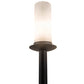 Meyda Lighting Bechar 6" Wrought Iron Wall Sconce With Clear Frosted Shade Glass