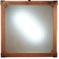 Meyda Lighting Beck 10" LED Natural Copper Flush Mount Light With Frosted Clear Shade Glass