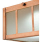Meyda Lighting Beck 10" LED Natural Copper Flush Mount Light With Frosted Clear Shade Glass