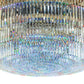 Meyda Lighting Beckam 72" Antique Brass Garland Chandelier With Crystal Baguettes Shade