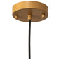 Meyda Lighting Bedford 13" Sahara Gold Pendant Light