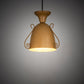 Meyda Lighting Bedford 13" Sahara Gold Pendant Light