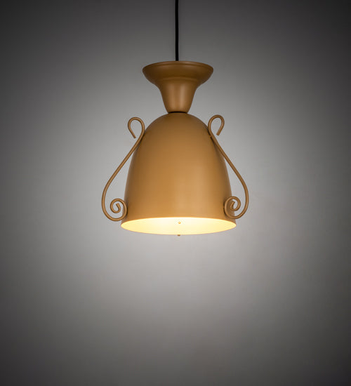 Meyda Lighting Bedford 13" Sahara Gold Pendant Light
