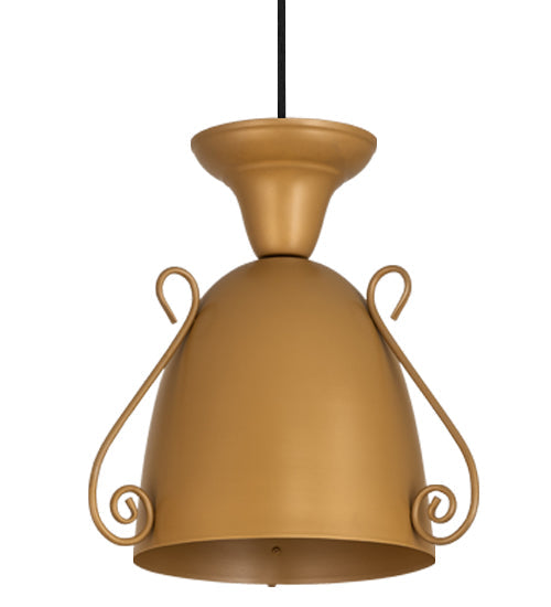 Meyda Lighting Bedford 13" Sahara Gold Pendant Light