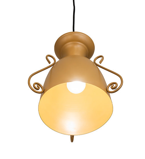 Meyda Lighting Bedford 13" Sahara Gold Pendant Light
