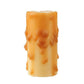 Meyda Lighting Beeswax 2" Amber Flat Top Candle Cover Shade