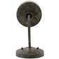 Meyda Lighting Bell 5" Ash Wall Sconce With Frosted White Shade Glass