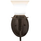 Meyda Lighting Bell 5" Oil Rubbed Bronze Wall Sconce With Frosted Shade Glass