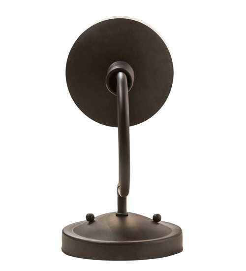 Meyda Lighting Bell 5" Oil Rubbed Bronze Wall Sconce With Frosted Shade Glass