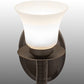 Meyda Lighting Bell 5" Oil Rubbed Bronze Wall Sconce With Frosted Shade Glass