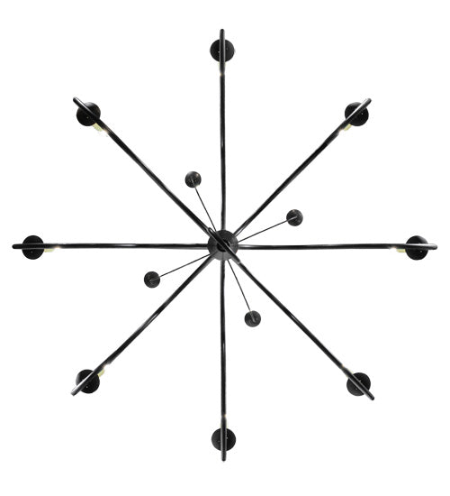 Meyda Lighting Bell 68" 12-Light 2-Tier Timeless Bronze Chandelier With Ivory Faux Candlelight