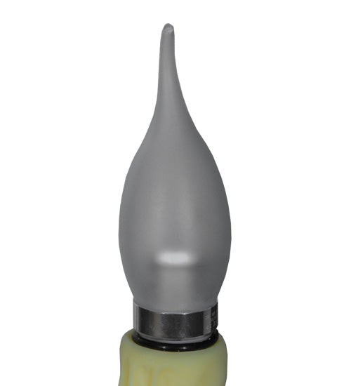 Meyda Lighting Bell 68" 12-Light 2-Tier Timeless Bronze Chandelier With Ivory Faux Candlelight
