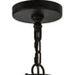 Meyda Lighting Bell 72" 20-Light 3-Tier Wrought Iron Chandelier With Amber Faux Candlelight
