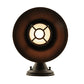 Meyda Lighting Bellevue 10" Mahogany Bronze Wall Sconce With White Shade Glass