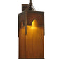 Meyda Lighting Bellver 15" 4-Light Gilded Tobacco Wall Sconce With Smokey Topaz And Amber Shade Glass