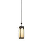 Meyda Lighting Bellver 17" LED Chestnut & Classic Rust Pendant Light With Beige Bottincino Idalight Shade
