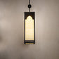 Meyda Lighting Bellver 17" LED Chestnut & Classic Rust Pendant Light With Beige Bottincino Idalight Shade