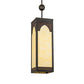 Meyda Lighting Bellver 17" LED Chestnut & Classic Rust Pendant Light With Beige Bottincino Idalight Shade
