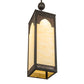 Meyda Lighting Bellver 17" LED Chestnut & Classic Rust Pendant Light With Beige Bottincino Idalight Shade