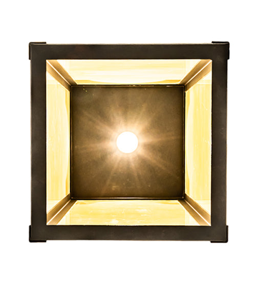Meyda Lighting Bellver 17" LED Chestnut & Classic Rust Pendant Light With Beige Bottincino Idalight Shade