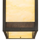 Meyda Lighting Bellver 17" LED Chestnut & Classic Rust Pendant Light With Beige Bottincino Idalight Shade