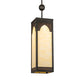 Meyda Lighting Bellver 17" LED Chestnut & Classic Rust Pendant Light With Beige Bottincino Idalight Shade