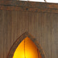 Meyda Lighting Bellver 21" 2-Light Gilded Tobacco Pendant Light With Fuzed Topaz Shade Glass