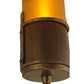Meyda Lighting Bellver 4" Gilded Tobacco Wall Sconce With Smokey Topaz Shade Glass