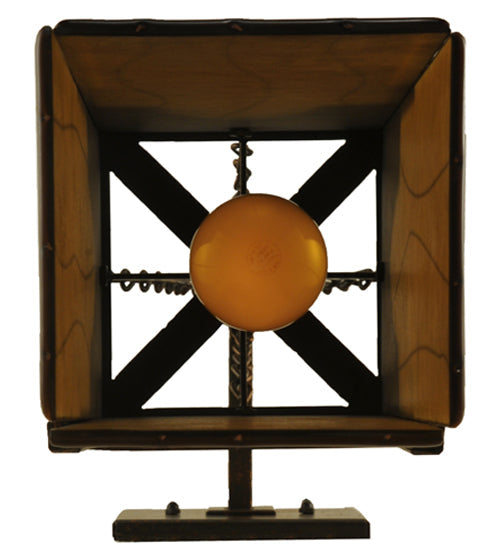 Meyda Lighting Bellver 6" Gilded Tobacco Wall Sconce With Smokey Topaz And Amber Shade Glass
