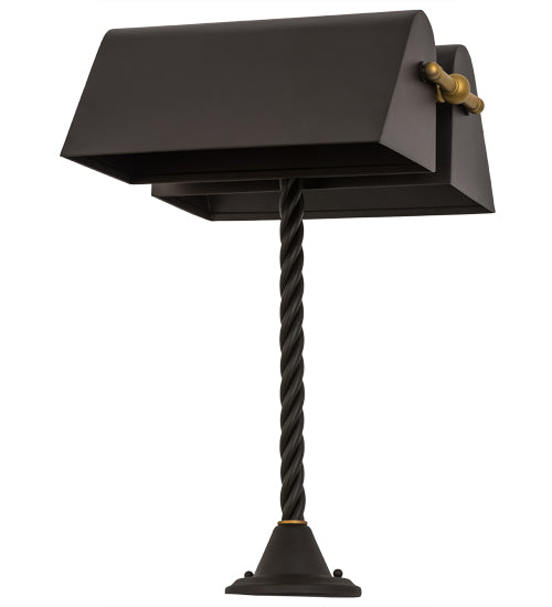 Meyda Lighting Belmont 21" 2-Light Oil Rubbed Bronze Table Lamp