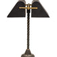 Meyda Lighting Belmont 21" 2-Light Oil Rubbed Bronze Table Lamp