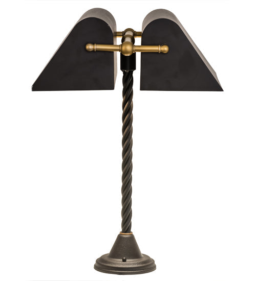 Meyda Lighting Belmont 21" 2-Light Oil Rubbed Bronze Table Lamp