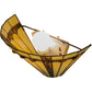 Meyda Lighting Belvidere 13" Wall Sconce With Amber and Beige Iridescent Shade Glass
