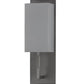 Meyda Lighting Benchmark 5" Satin Nickel Wall Sconce With White Statuario Idalight Shade Glass