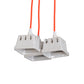 Meyda Lighting Berry Basket 218854 10" 3-Light White Pendant Light With White Ceramic Shade