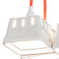 Meyda Lighting Berry Basket 218854 10" 3-Light White Pendant Light With White Ceramic Shade
