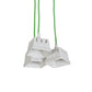 Meyda Lighting Berry Basket 218855 10" 3-Light White Pendant Light With White Ceramic Shade