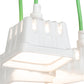 Meyda Lighting Berry Basket 218855 10" 3-Light White Pendant Light With White Ceramic Shade