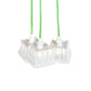 Meyda Lighting Berry Basket 218855 10" 3-Light White Pendant Light With White Ceramic Shade